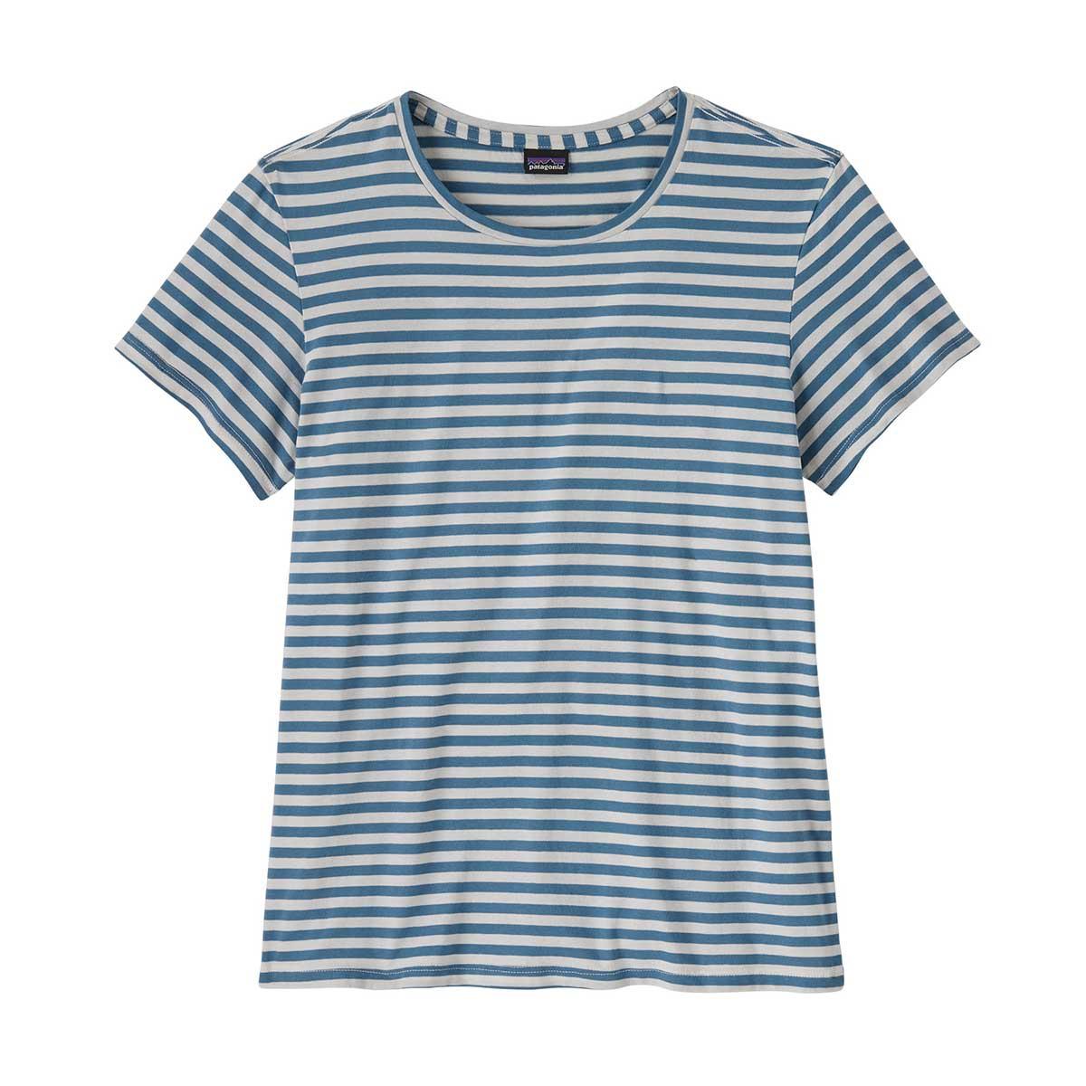 Patagonia Regenerative Organic Certified Cotton T Women's in Field Day Still Blue